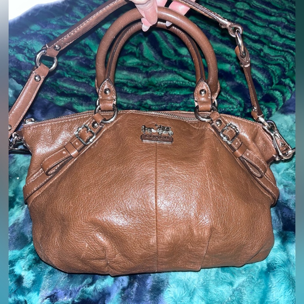 Coach Tan Leather Satchel